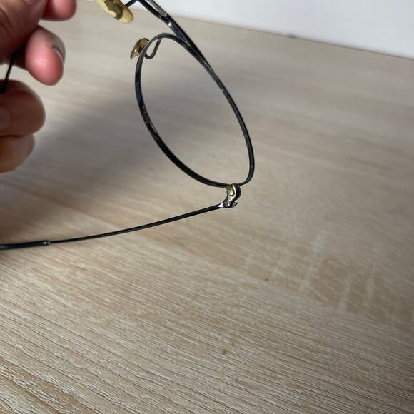 Vintage B&L Ray-Ban Aviator Black Metal Frames Only 58-14 - Picture 4 of 12